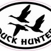 Oval Duck Hunter Sticker