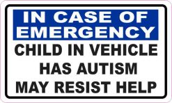 Child in Vehicle Has Autism Magnet