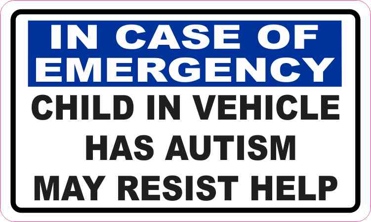 Child in Vehicle Has Autism Magnet