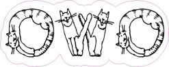 Cat OWO Sticker