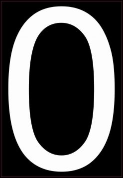 Address Number 0 Magnet