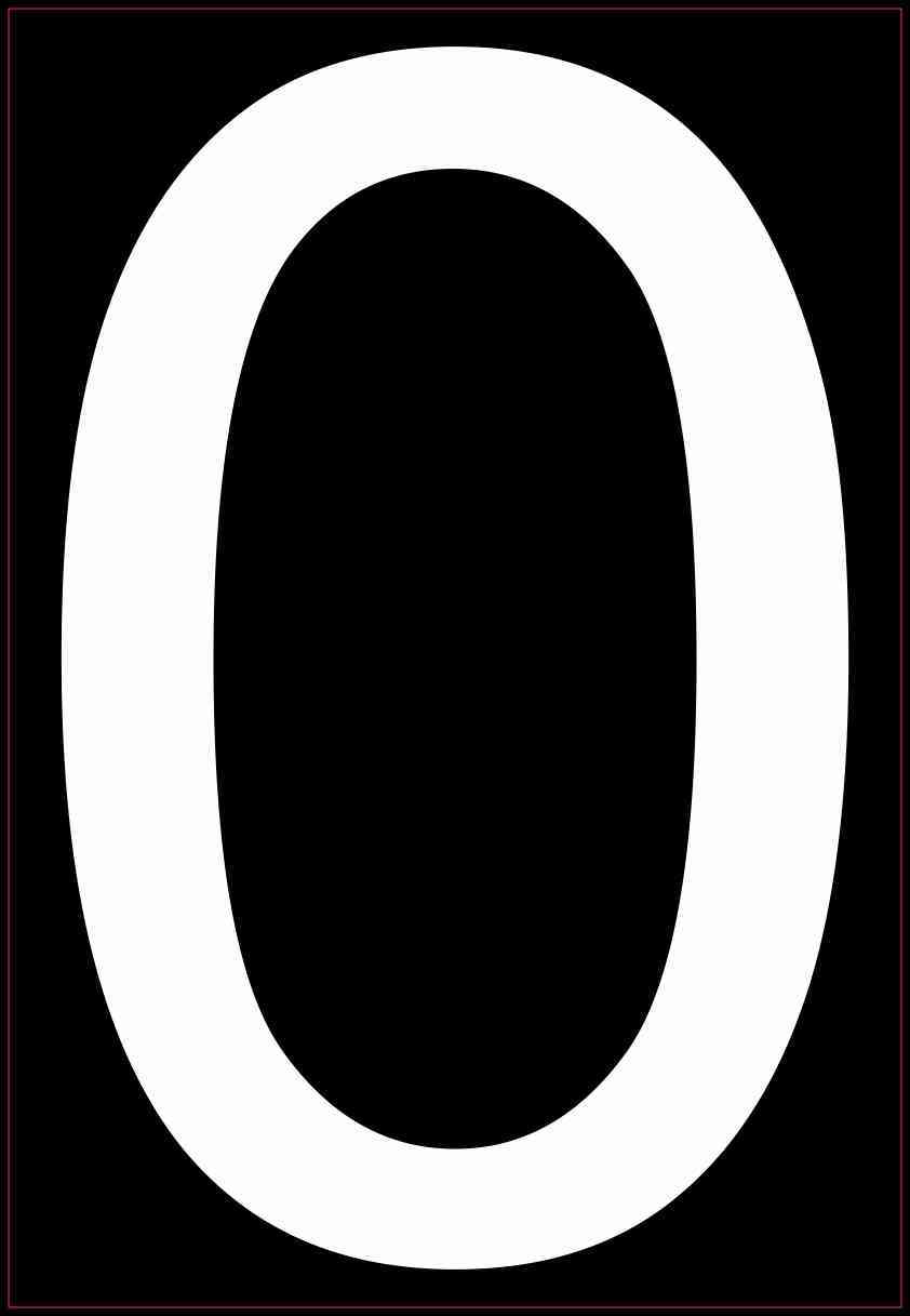 Address Number 0 Magnet