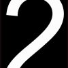 Address Number 2 Vinyl Sticker