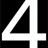 Address Number 4 Magnet