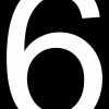 Address Number 6 Magnet
