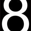 Address Number 8 Magnet