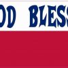 God Bless Texas Vinyl Sticker