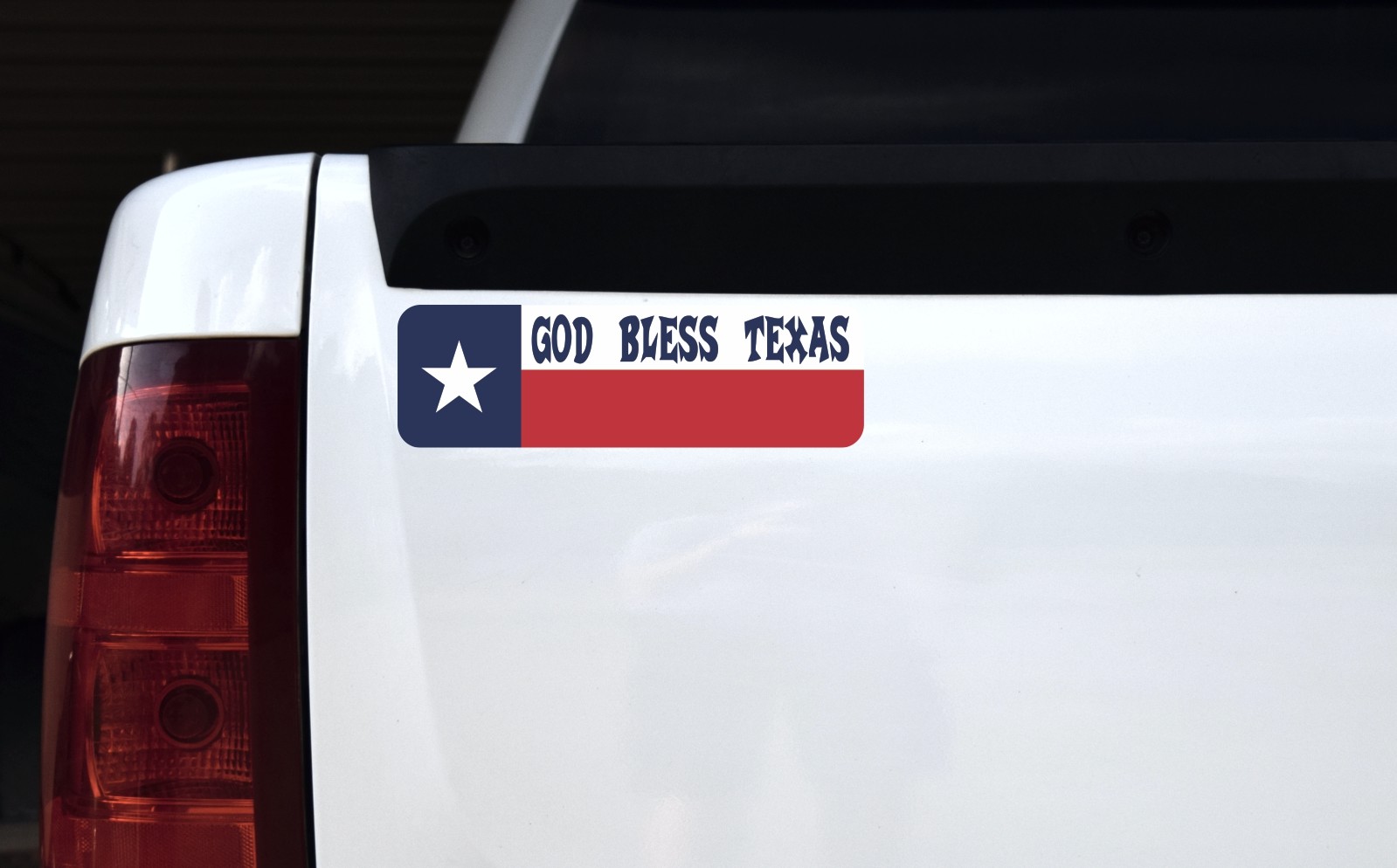 God Bless Texas Vinyl Sticker