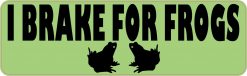 I Brake for Frogs Magnet