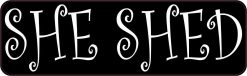 She Shed Vinyl Sticker