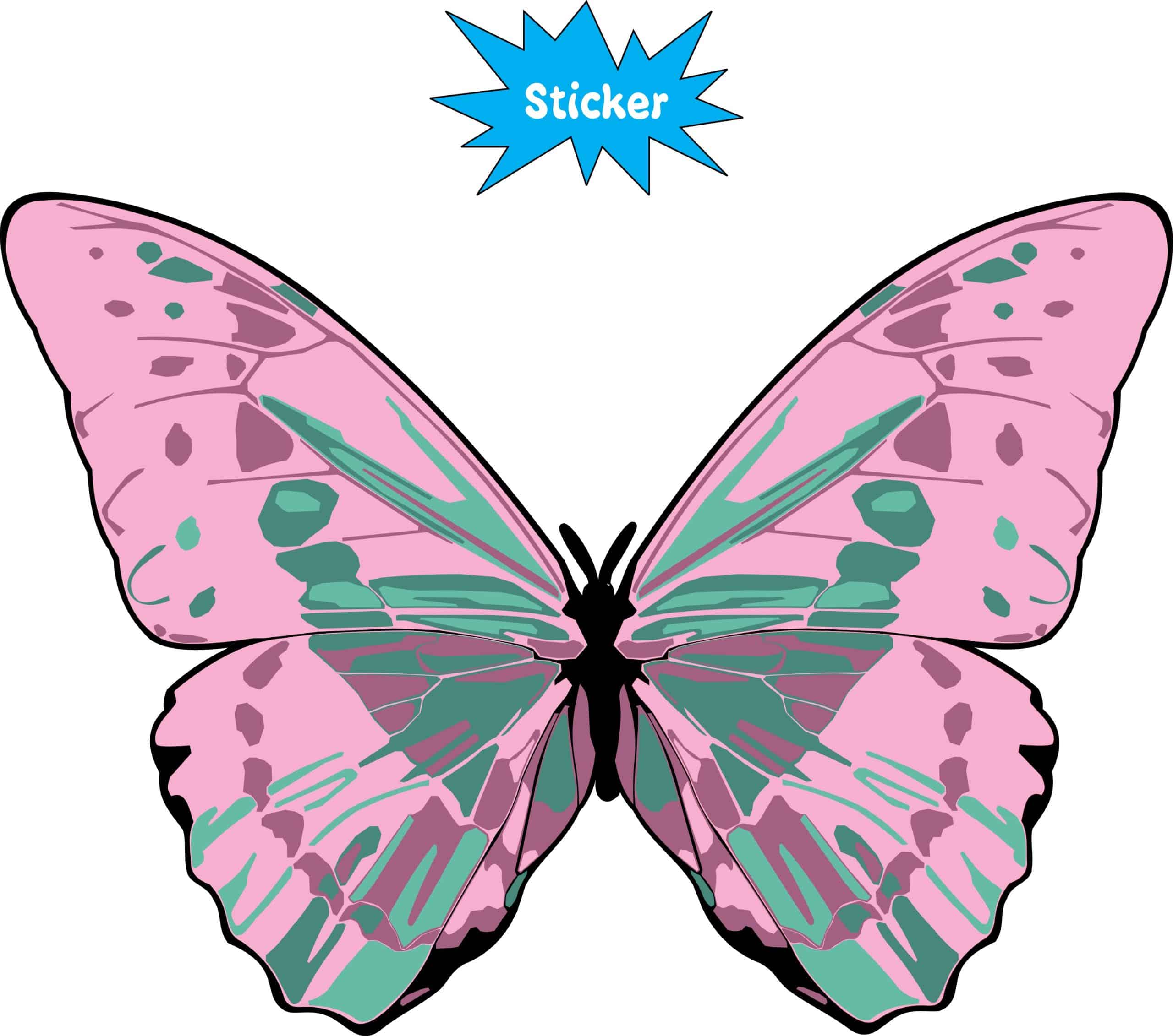 Butterfly Sticker