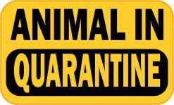 Animal in Quarantine Magnet