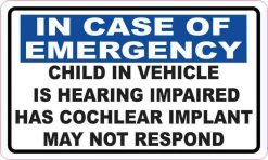 Child in Vehicle Has Cochlear Implant Magnet
