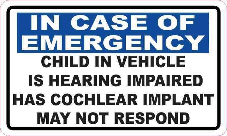 Child in Vehicle Has Cochlear Implant Magnet