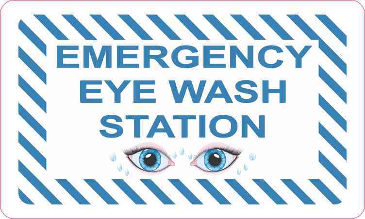 Picture Emergency Eye Wash Station Magnet