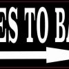 Right Arrow Deliveries to Back Door Vinyl Sticker