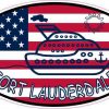 Flag Oval Cruise Ship Fort Lauderdale Vinyl Sticker