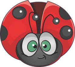 Ladybug Vinyl Sticker