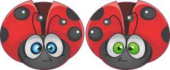 Ladybug Vinyl Stickers
