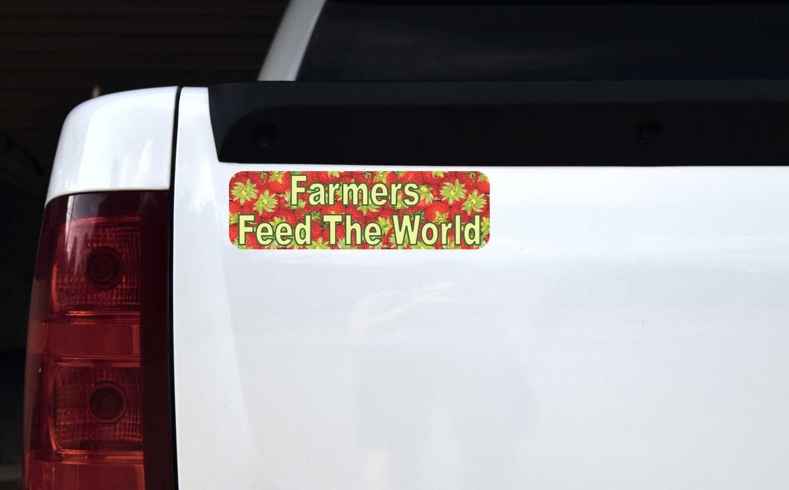 Farmers Feed the World Vinyl Sticker