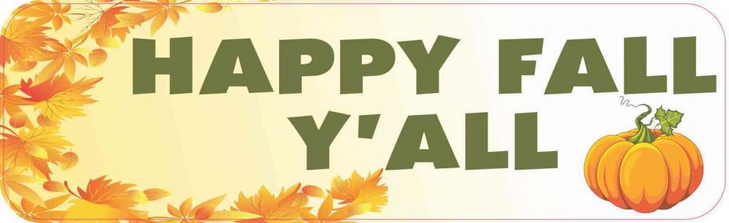Happy Fall Yall Magnet