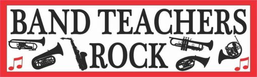 Band Teachers Rock Magnet
