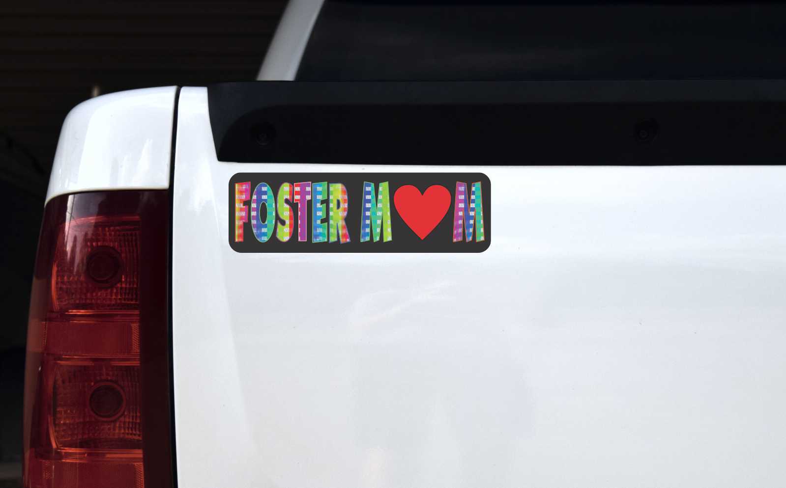 Colorful Foster Mom Magnet