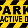 No Parking Vinyl Sticker
