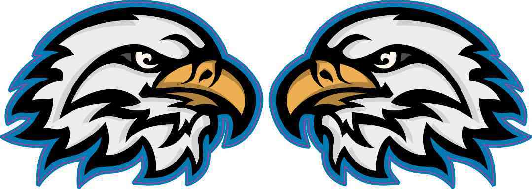 Eagle Mascot Vinyl Stickers