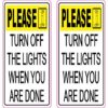 Turn off Lights Vinyl Stickers