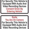 Smile You Are on Camera Vinyl Stickers