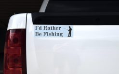 Id Rather Be Fishing Vinyl Sticker
