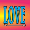Peace Love Twirl Vinyl Sticker
