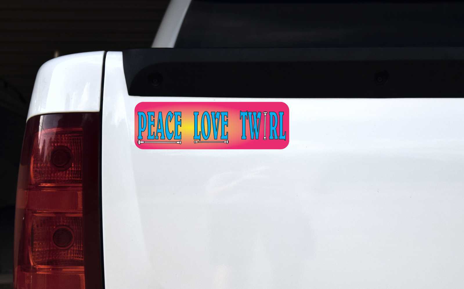 Peace Love Twirl Magnet