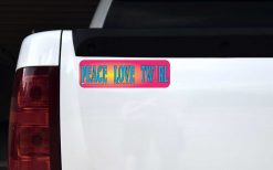 Peace Love Twirl Vinyl Sticker