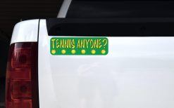 Tennis Anyone Vinyl Sticker