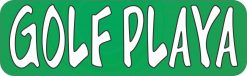 Golf Playa (Player) Vinyl Sticker