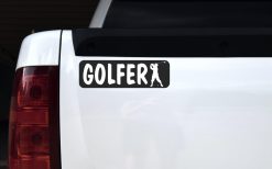 Golfer Vinyl Sticker