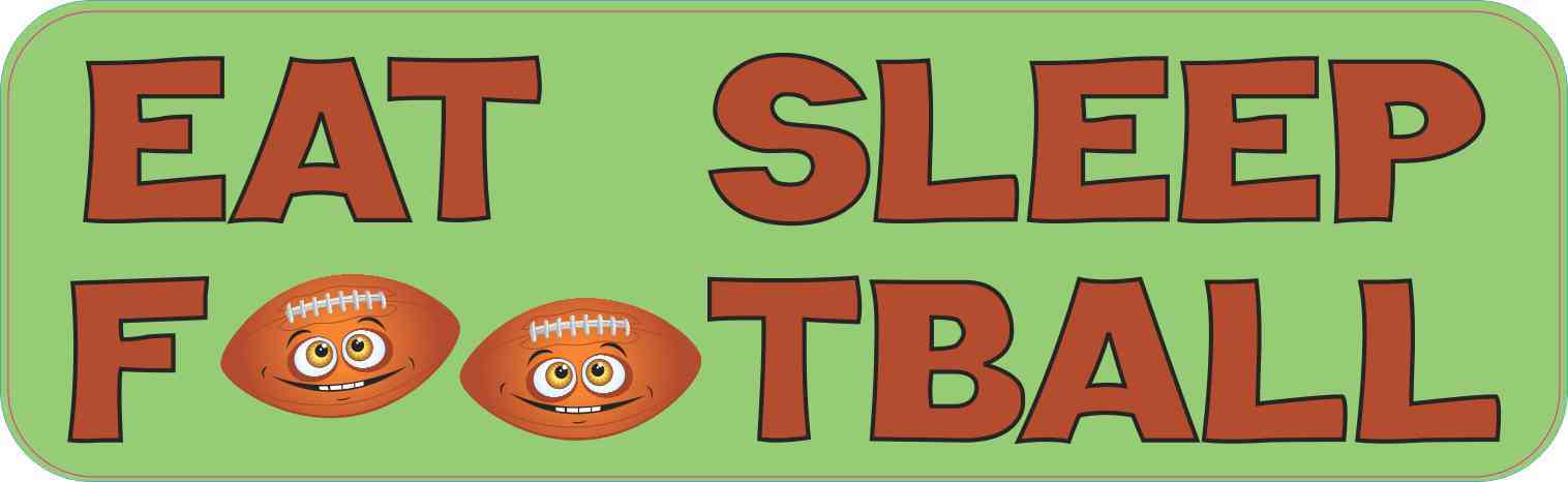 Eat Sleep Football Magnet