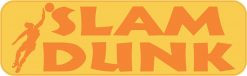 Slam Dunk Basketball Vinyl Sticker