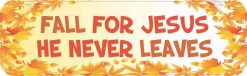 Fall for Jesus Vinyl Sticker
