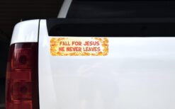 Fall for Jesus Vinyl Sticker