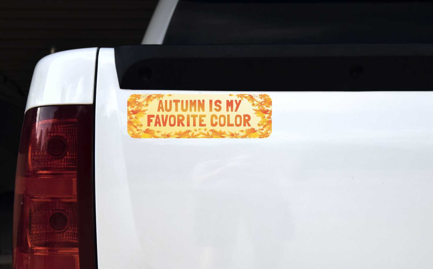 Autumn Is My Favorite Color Vinyl Sticker