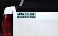Staching Through the Snow Magnet