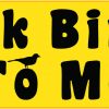 Talk Birdy to Me Vinyl Sticker