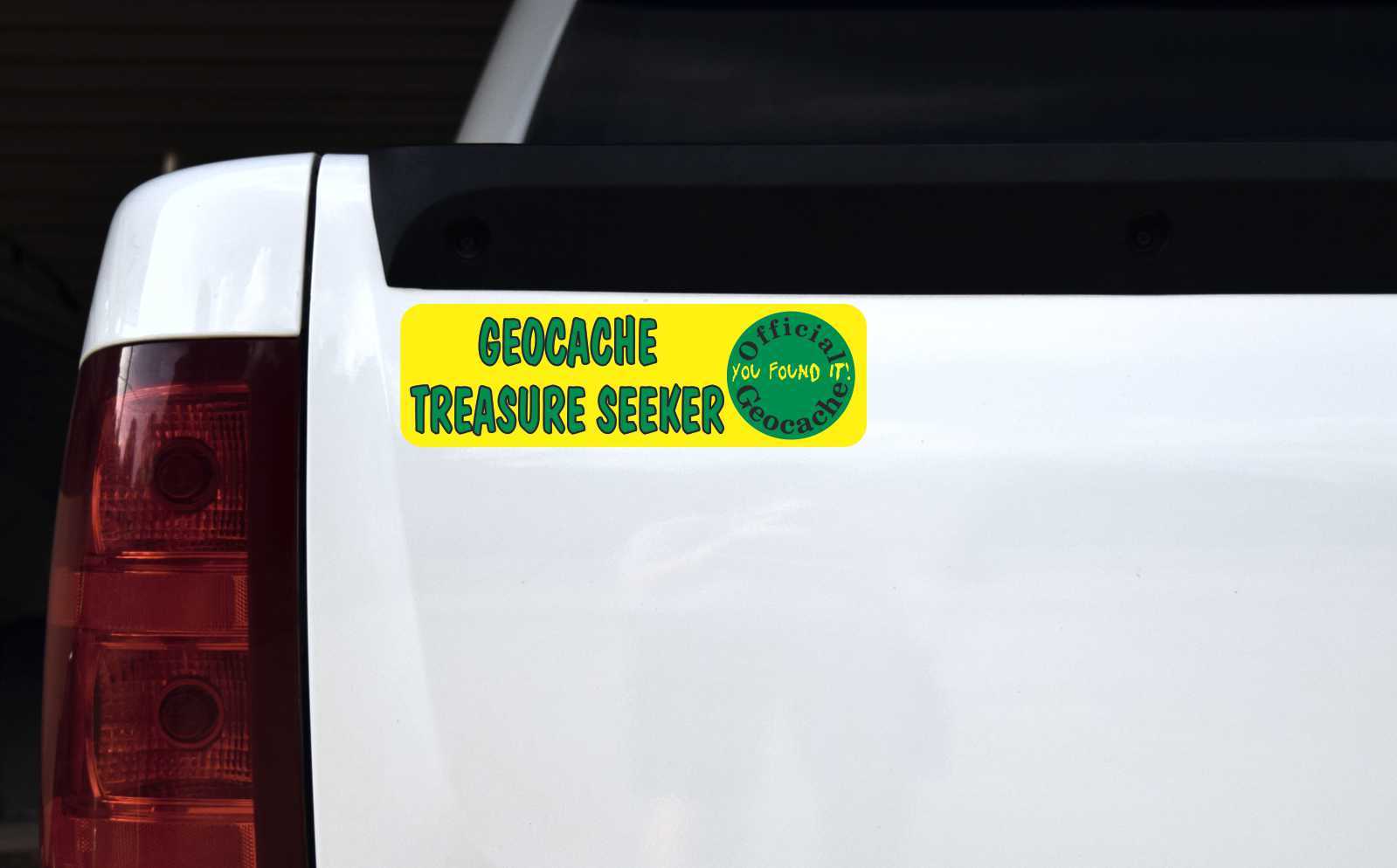 Geocache Treasure Seeker Vinyl Sticker