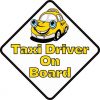 Taxi Driver on Board Magnet