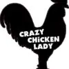 Crazy Chicken Lady Vinyl Sticker