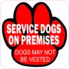 Service Dogs on Premises Magnet