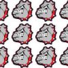 Bulldog Mascot Camera Dots®